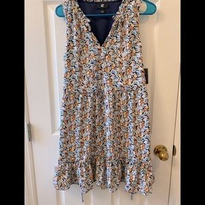NWT IZ Byer tiered flower dress